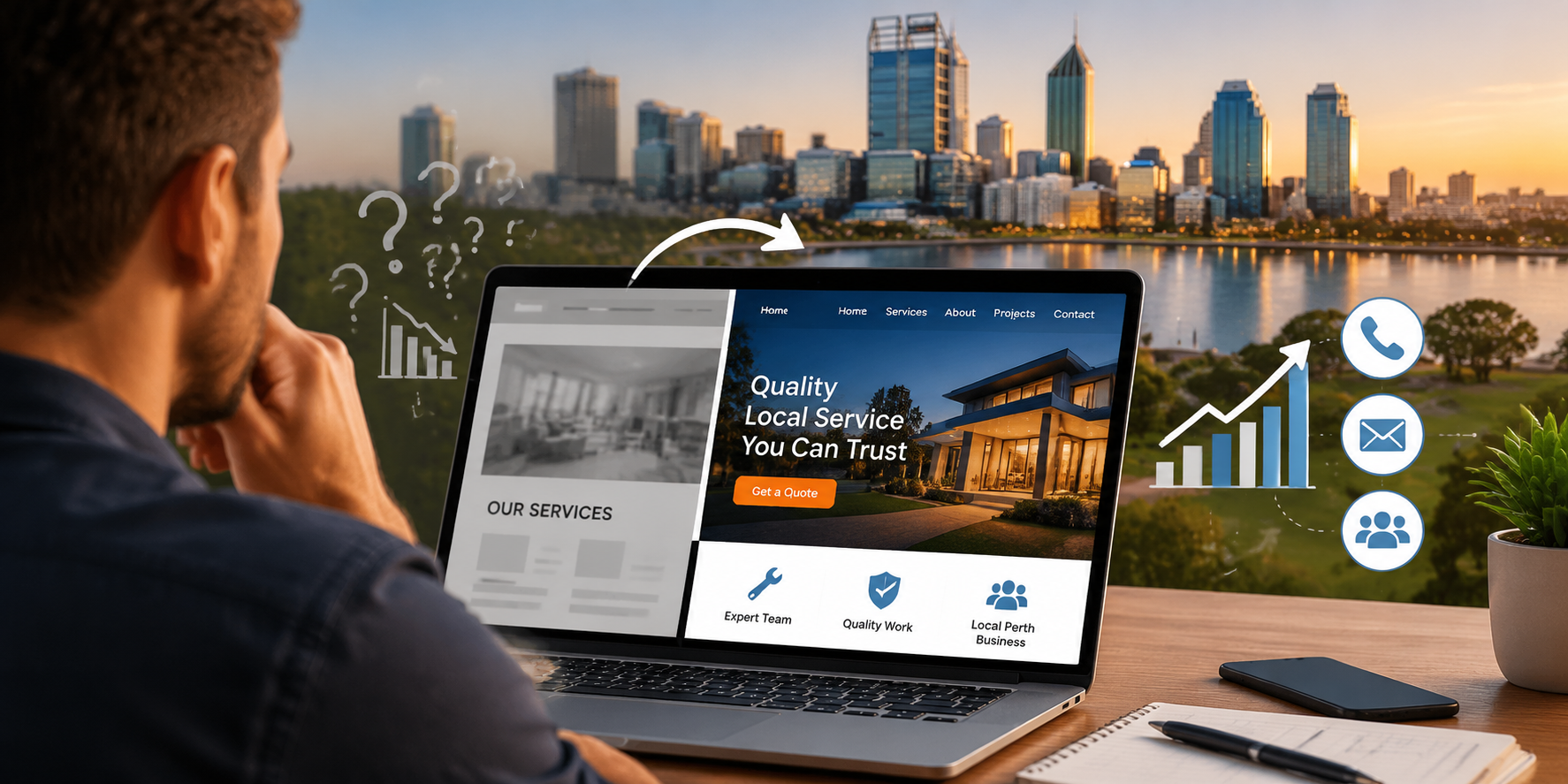 Shopify web design for Perth stores